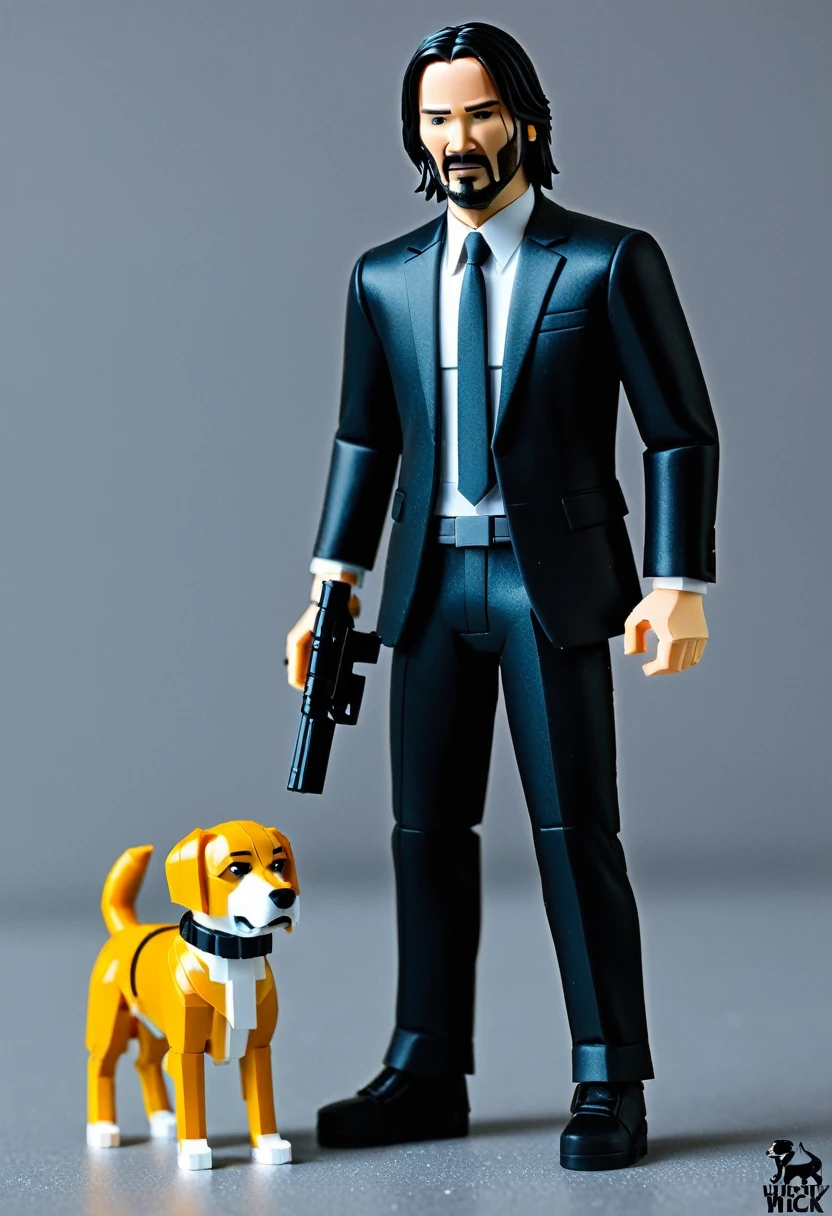 Lego John wick and dog