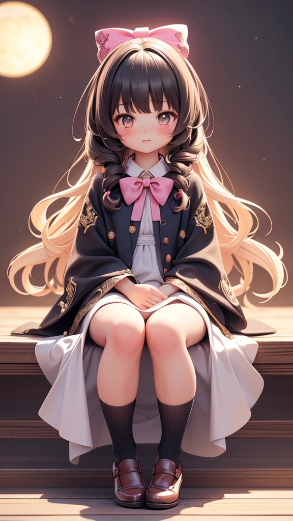 ((bishojo)), ((jk, 2 girls)), (masterpiece), (top quality), (hyper detailed), (exquisite), (8k), (depth), (crisp), (beautiful and aesthetic), (super detailed skin), (high standard), (high resolution), (perfect anatomy), (realistic), (full body), (blush), (girl sitting), (sun light clothes), (bow in hair), ((piercing))