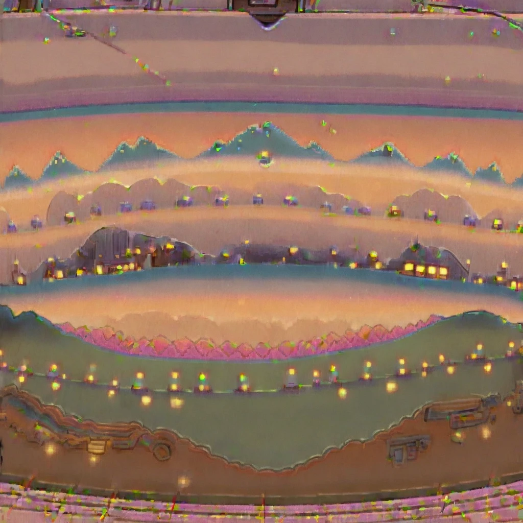 (((Vast landscape, distance view, wide shot, long shot))), ((anime:1.4,illustration)),(masterpiece, top quality, best quality),(ultra-detailed, absolutely resolution),((16k, high res)), (((cozy retro harbor))), ((cosy lofi illustration:1.4)), ((anime:1.4, illustration)),(masterpiece, top quality, best quality),(ultra-detailed, absolutely resolution),((16k, high res)) BREAK {lofi art, style of Laurie Greasley, style of Makoto Shinkai, anime aesthetic}, BREAK { (produces images with information than 40 million pixels with cinematic-like detailed textures shot on a Sony SLR).}