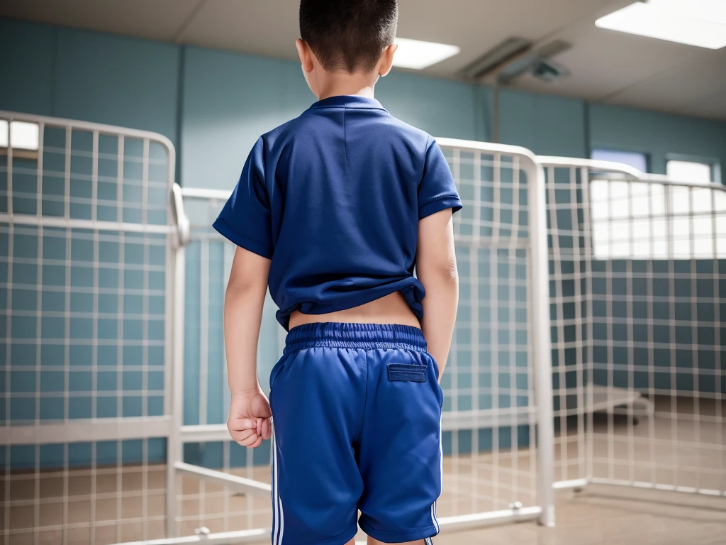 prison、 regression、Prison officers abuse、Dark Room、Boy rapes boy、Sex、Boy in gym clothes、(10Age 1.4)、Blue shorts、Japanese、Hot summer day、My body is shaking with fear、I'm about to cry、torture、(Boy 1.4)Two Boys