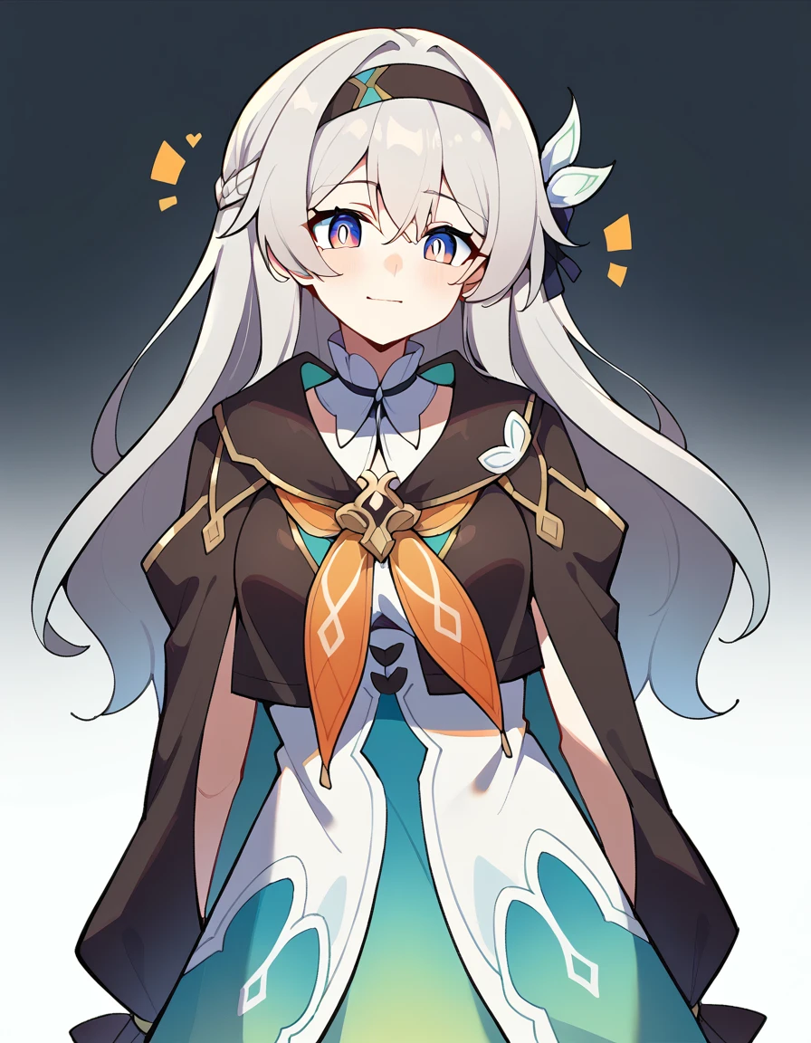 score_9, score_8_up, score_7_up, white background, simple background, BREAK source_anime, BREAK (1girl, solo, solo focus), fireflydef, jacket, dress, grey hair, cute, cunny, hot, lewd