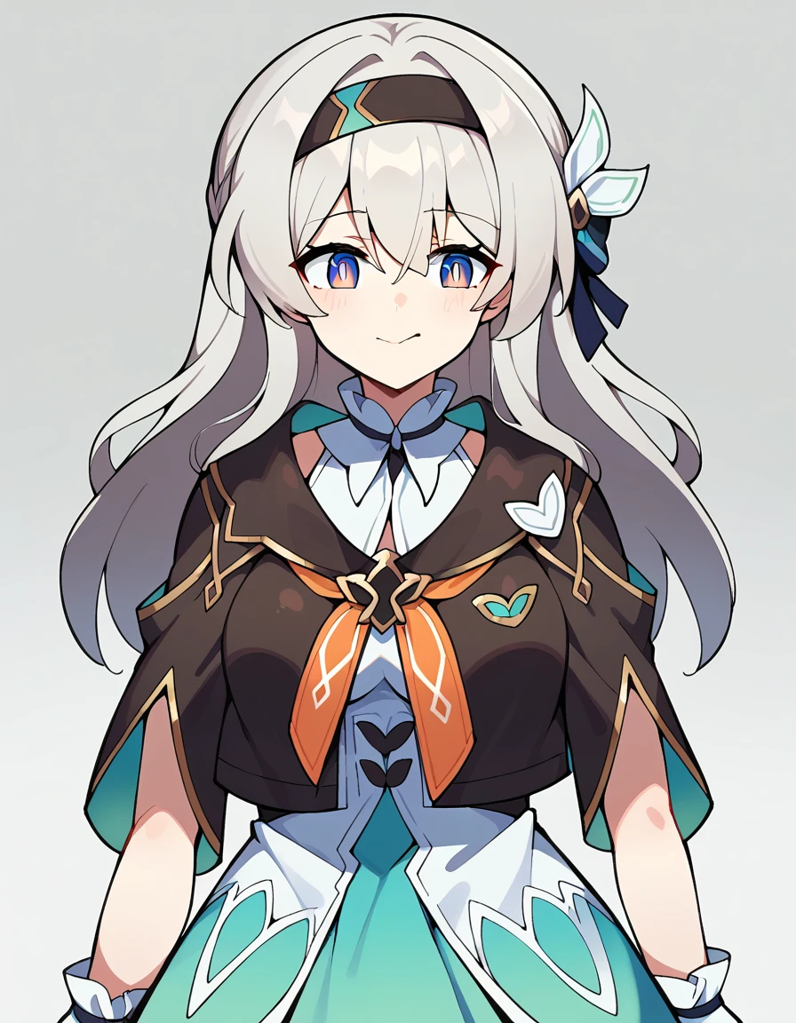 score_9, score_8_up, score_7_up, white background, simple background, BREAK source_anime, BREAK (1girl, solo, solo focus), fireflydef, jacket, dress, grey hair, cute, cunny, hot, lewd