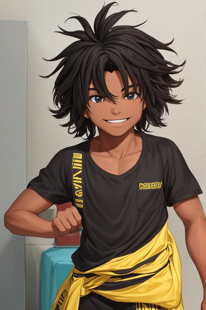 (Imagem alta qualidade)
Homem,negro,cabelo crespo,cabelo preto,adolescente,sorrindo