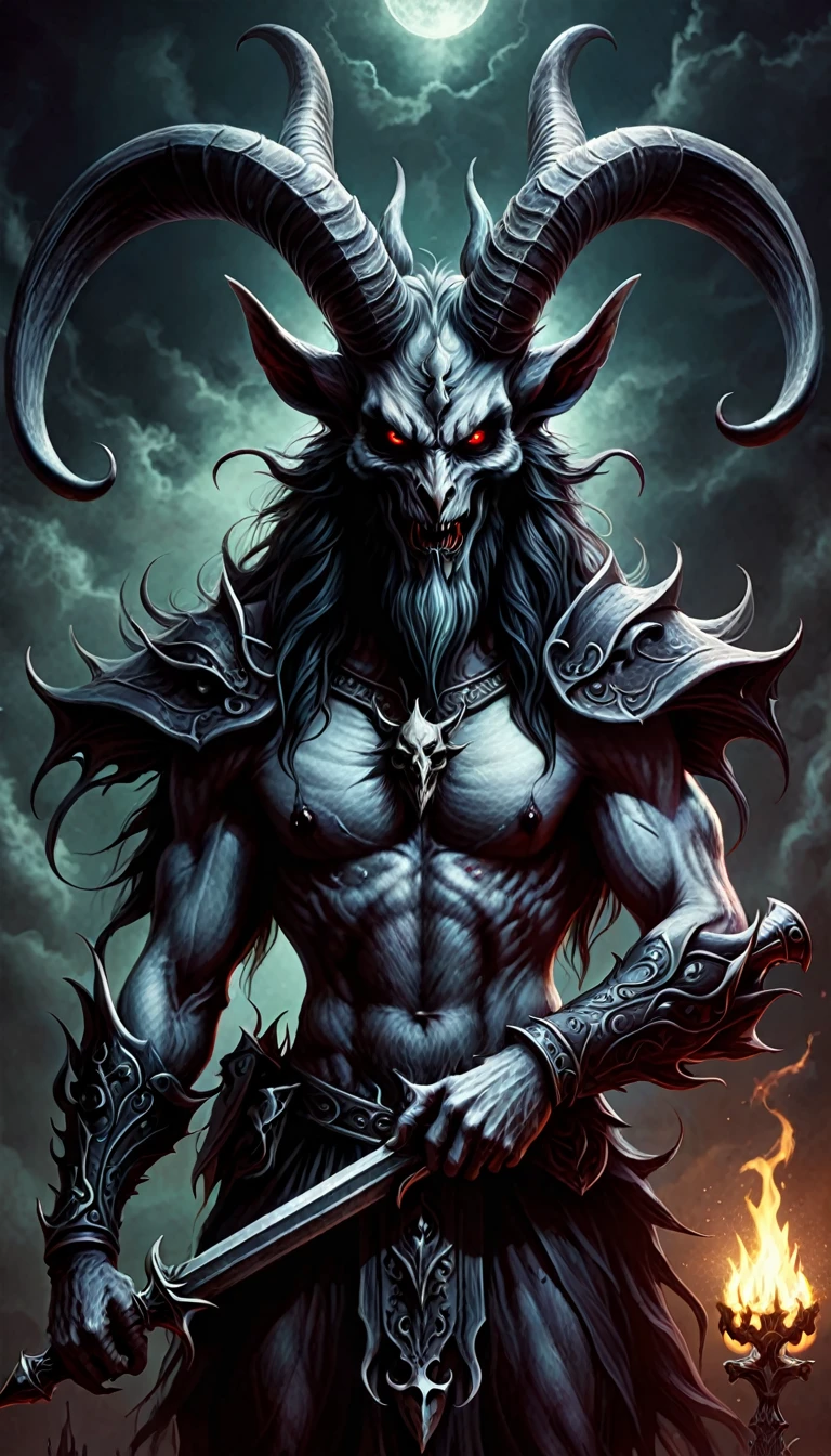 baphomet, scary, evil, dark