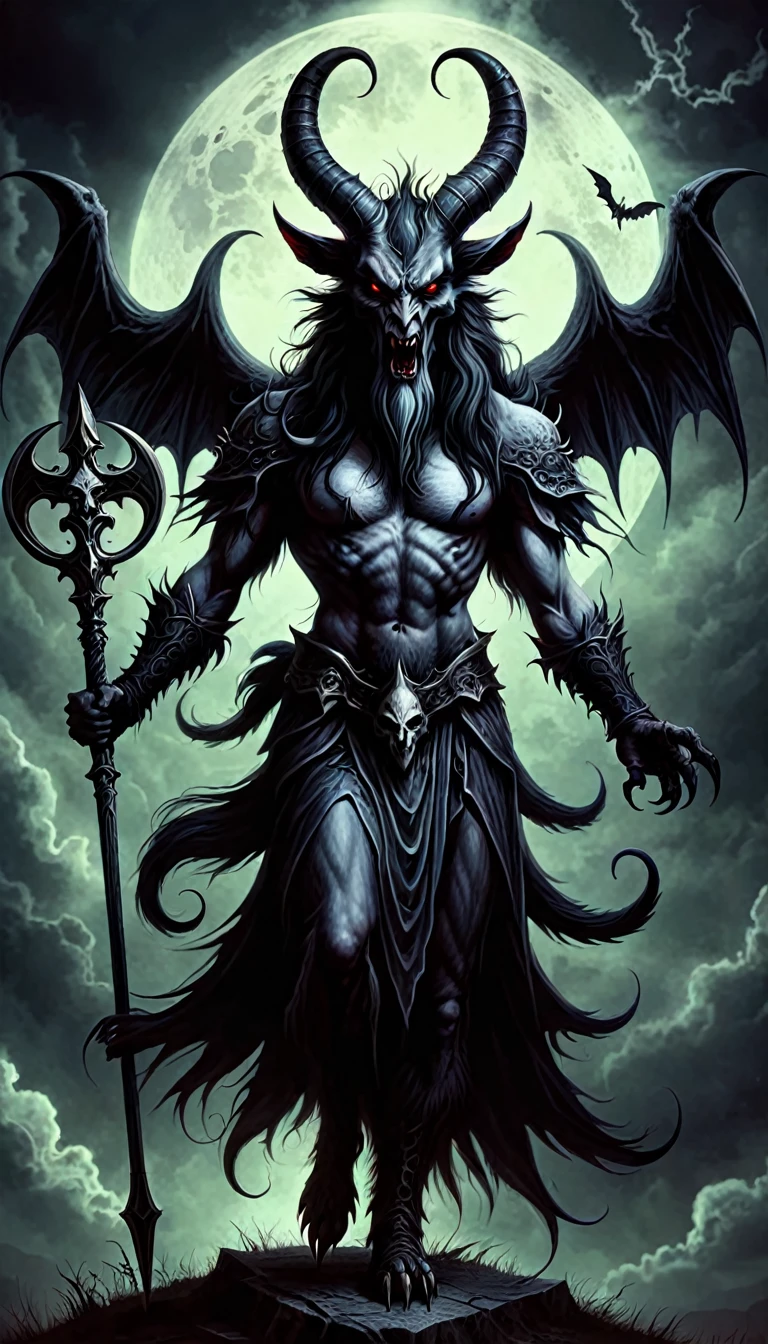 baphomet, scary, evil, dark