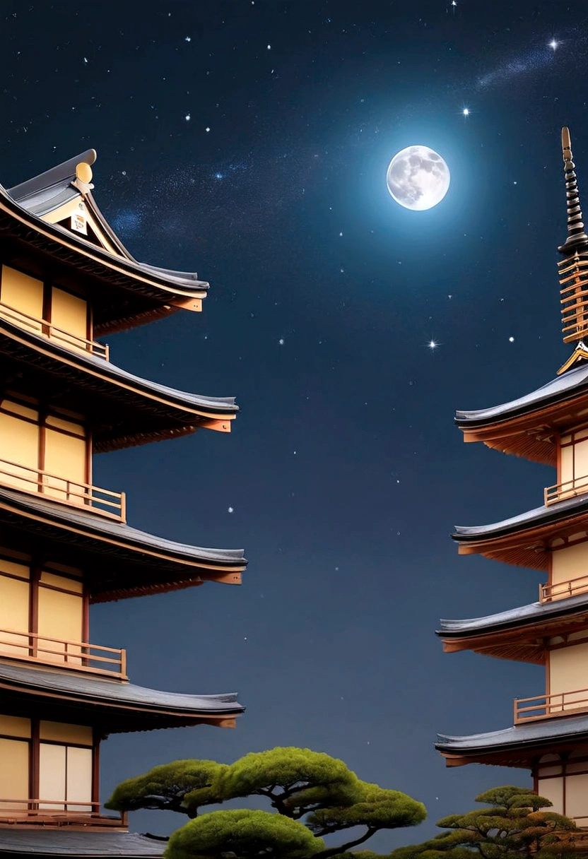 Japanese night sky
