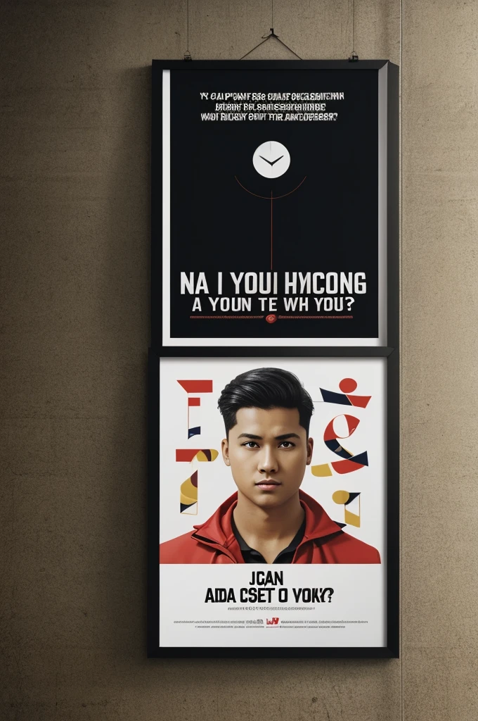 can you do a poster like this like im achieving my goal or career in like because of my hard work
