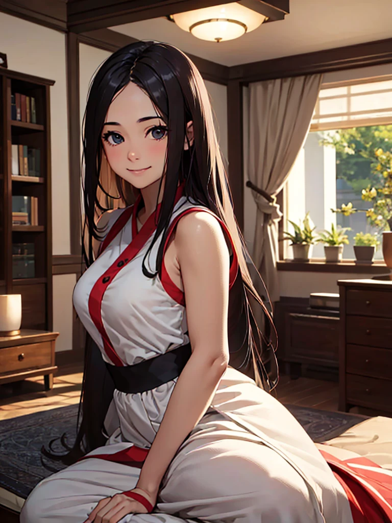 (masterpiece、top-quality、hight resolution), From the male client's perspective, depict a familiar call girl entering the room and engaging in casual conversation. The atmosphere is relaxed, and they appear comfortable with each other, indicative of their repeated encounters. The call girl is seated close to the client, smiling and chatting with ease. Their body language shows familiarity and ease, reflecting their established relationship. The setting is a private room, maintaining the professional context. Include subtle elements of humor, as they share a few jokes and light-hearted banter, indicative of their comfortable rapport. nsfw