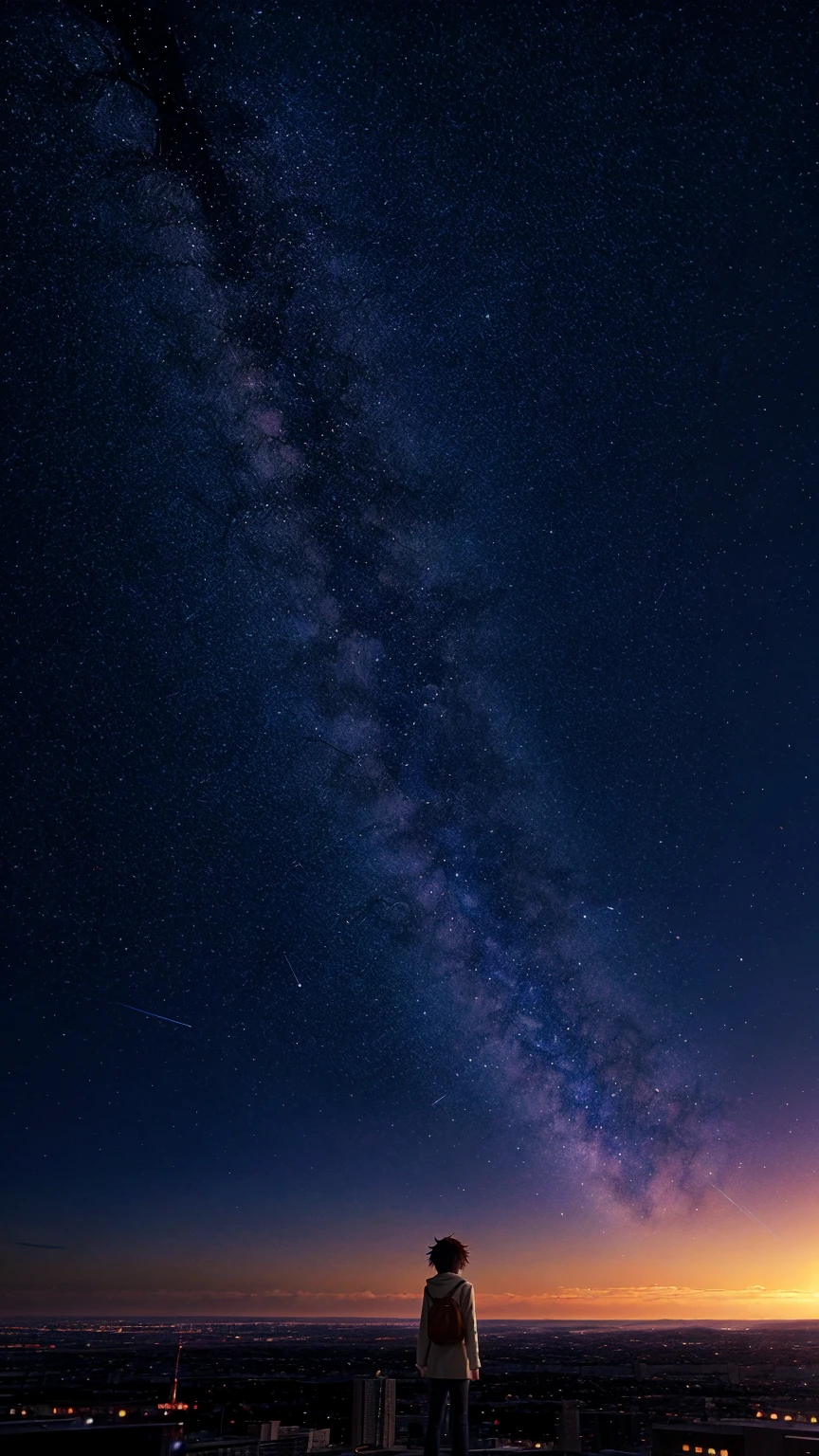anime anime wallpapers with a view of the sky and stars, cosmic skies. by makoto shinkai, anime art wallpaper 4 k, anime art wallpaper 4k, anime art wallpaper 8 k, anime sky, amazing wallpaper, anime wallpaper 4 k, anime wallpaper 4k, 4k anime wallpaper, makoto shinkai cyril rolando, anime background art