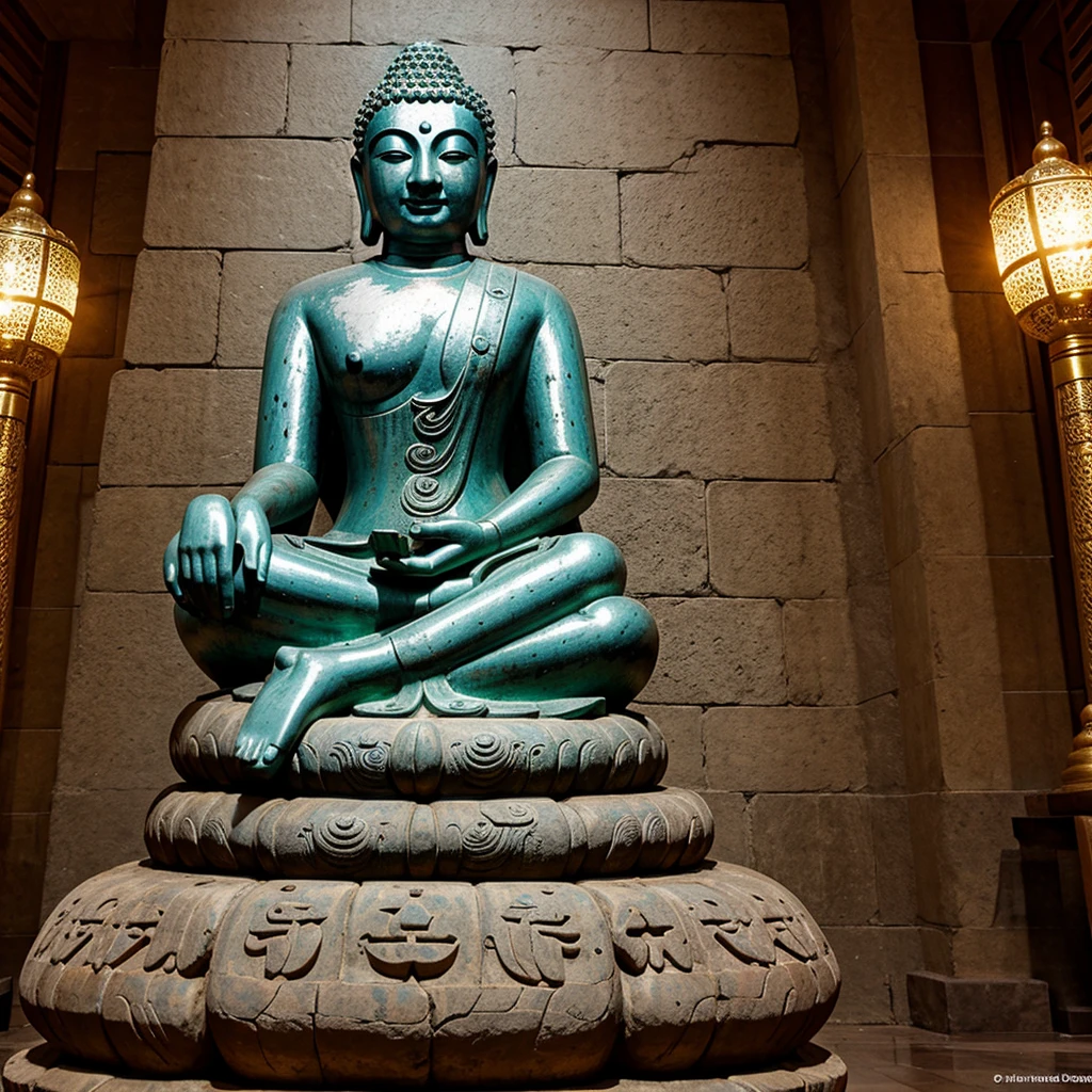 Buddha statues in the future world  Instructions are being published