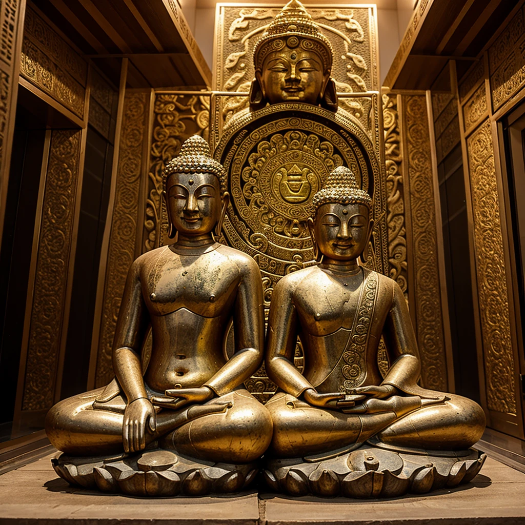 Buddha statues in the future world  Instructions are being published