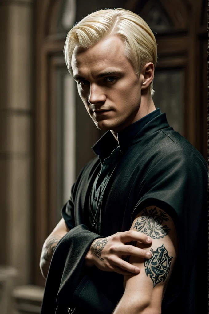 Draco Malfoy tatuado