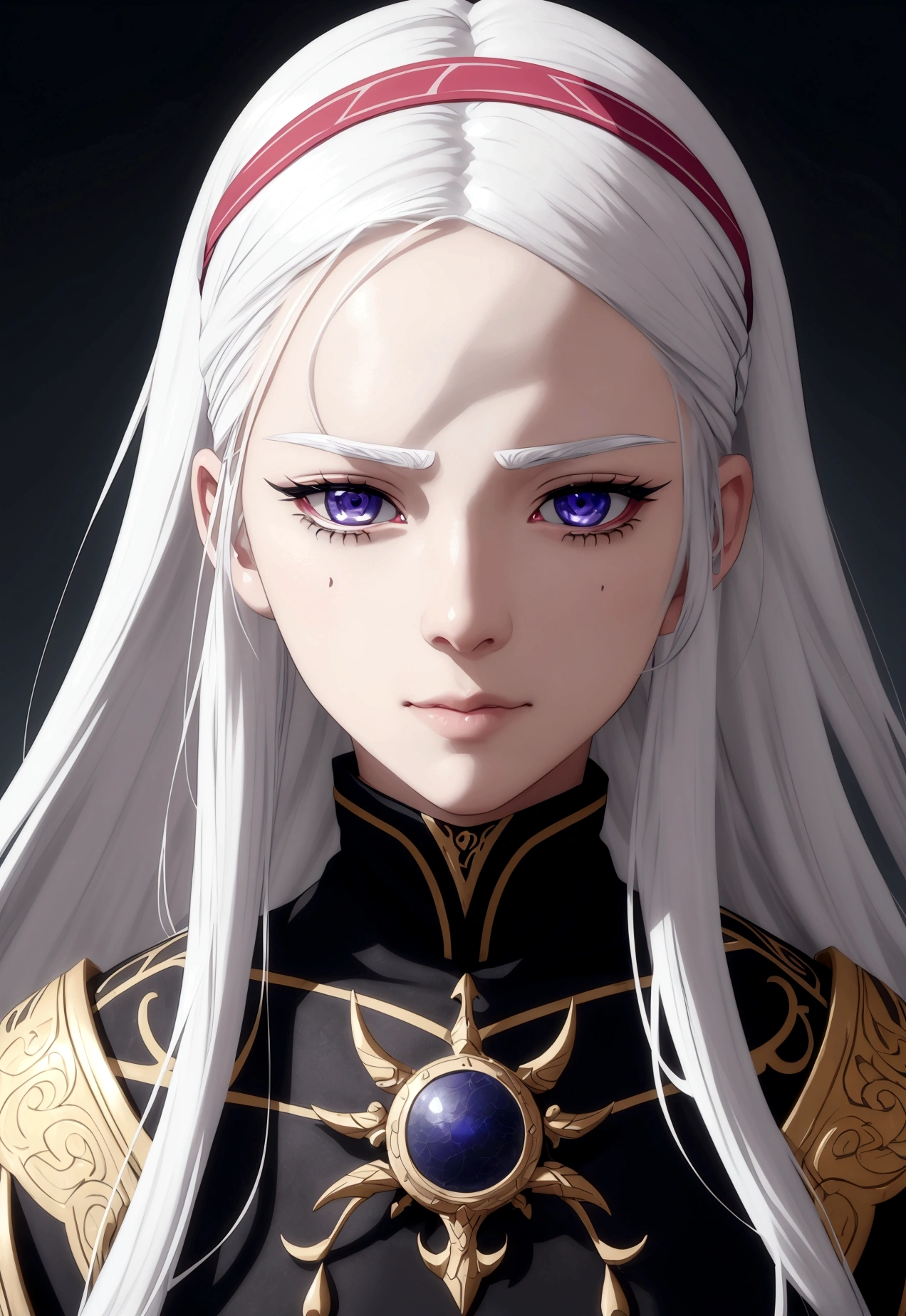 a beautiful men with white hair blind, wearing a headband over her eyes, anime style, detailed face, detailed eyes, detailed anatomy, detailed clothing, masterpiece, ultra-detailed, 4k, cinematic lighting, vibrant colors, dramatic lighting, highly detailled, 4k, perfect, oeuvre d'art, beautiful