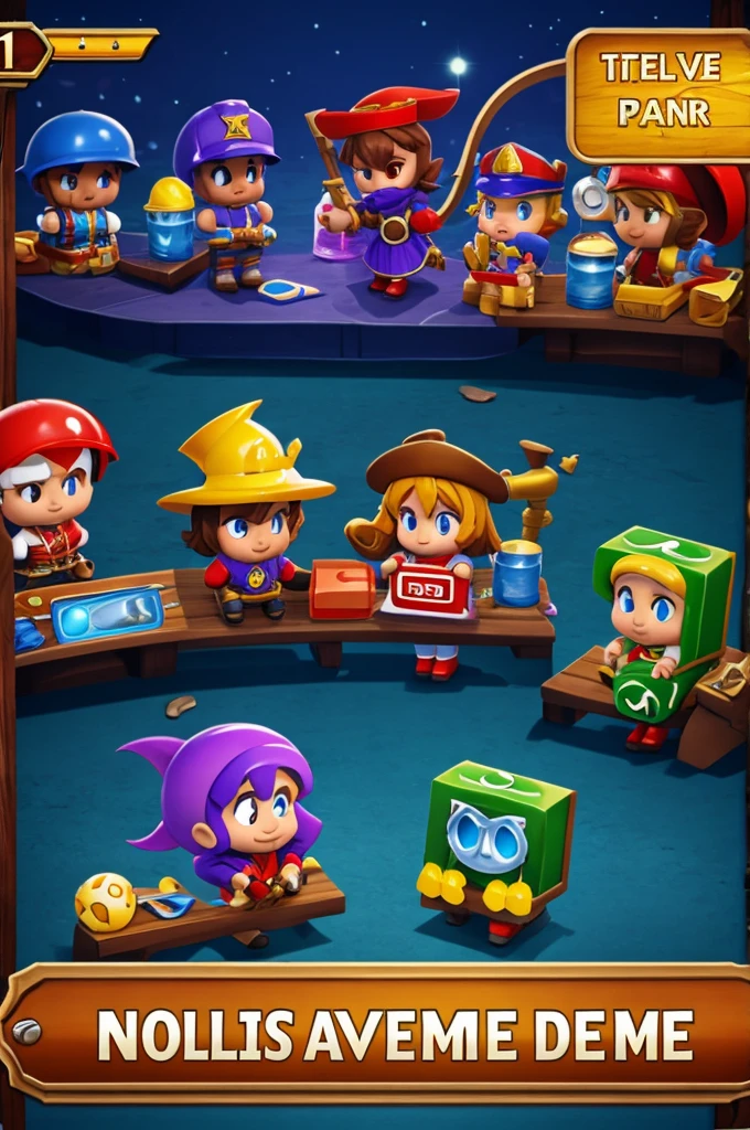 A character game