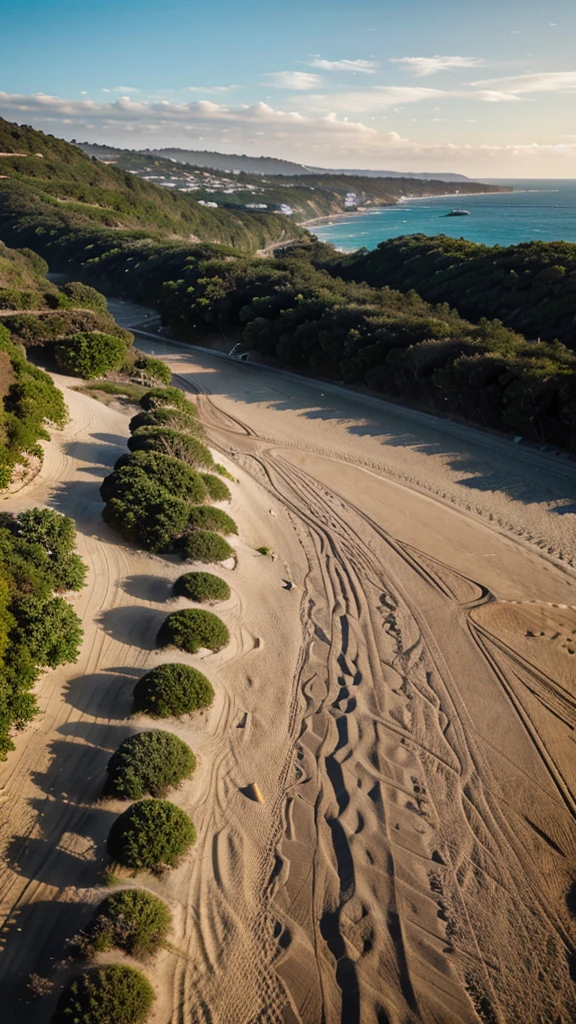 a beautiful beach hill