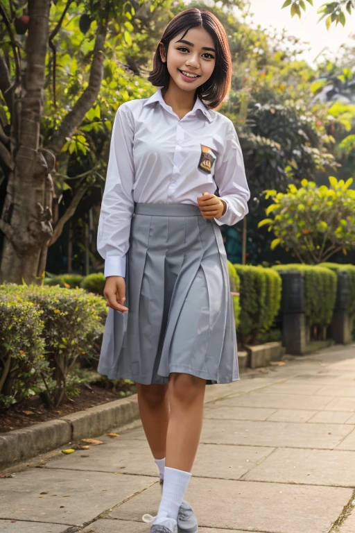 Create a sports suit for girls with a skirt and shirt