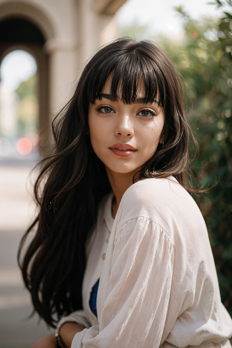 shot by Sony a7 IV Mirrorless Camera, natural light, analog film photo, Kodachrome ,Photo of the most beautiful woman in history