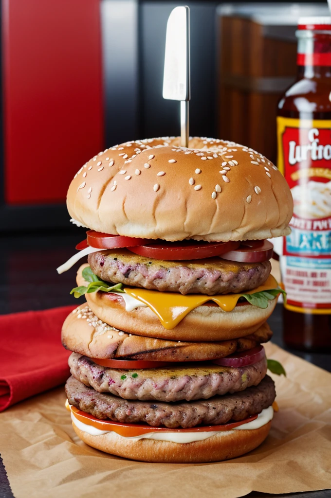 1$ burger 