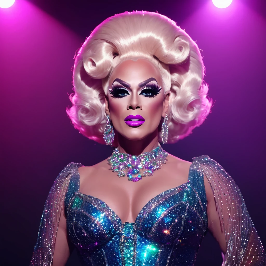 Drag queen lights cinematic, 4K