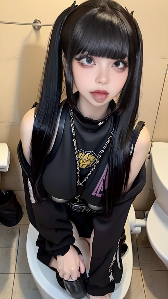 ((Popular No.１Soapland girl))((Vacuum blowjob))((Condom wrapper connected to mouth))((Scat))((Mouthful of pee))((Beautiful girl who loves feces))((Kime sex、Drug Lover、junky、Ecstasy face、The pleasure of drowning in ecstasy、Face distorted by pleasure、Overdose face))(((Be incontinent))), (((Peeing))), (((Peeing on your own))), (Pee running down my legs)((Helping girls))((Daddy Girl))((Graffiti on the body))((afterwards))((Human toilet bowl))((Drinking the pee that gushes out))((Combined with toilet bowl))((The joy of being a toilet))(Beautiful girl who loves feces))((Kime sex、Drug Lover、junky、Ecstasy face、The pleasure of drowning in ecstasy、Face distorted by pleasure、Overdose face))(((Be incontinent))), (((Peeing))), (((Peeing on your own))), (Pee running down my legs)((Helping girls))((Daddy Girl))((Graffiti on the body))((afterwards))((Human toilet bowl))((Drinking the pee that gushes out))((Combined with toilet bowl))((The joy of being a toilet)Cinema Lighting、(Key Light：Front 45 degree angle, Subsidy Light、Backlight、Shadow、Blue and orange color palette), Accurate human body、Knowledgeable person、Correct five-finger、RAW Photos、4K - ultra-vivid、Highest quality, masterpiece, Ultra-high resolution, (reality: 1.4), 


(((Oilskin,Glowing Skin、Realistic skin texture、Fine and beautiful skin、Glowing Skin、Glowing Skin)))、

美しい若い***のgirl, 魅力的なgirl, 魅惑的なgirl、girl、((Red Dark Liner、Eyebrow、Long eyelashes、Heavy makeup))、(((Big Breasts))) 、 girl1名, Ecstatic eyes, Off-the-shoulder sweater dresses, Cinema Lighting、purple and black hair、(Mine girl、Goth Makeup、Heavy makeup)、(Earrings)、((Heavy makeup、Oilskin,Glowing Skin、Realistic skin texture、Fine and beautiful skin、Glowing Skin)), Dark downtown at night、(Full Shot:1.8)、Thin legs、Thin arms、Narrow shoulders、Tight waist、Slender body、Beautiful breasts、whole body、Full of embarrassment、Sexy pose、(((Big Breastsの谷間)))、