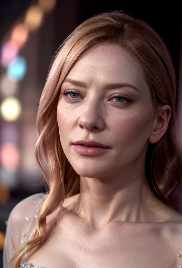 a lovely woman, cate blanchett, sheer summer dress, bare feet, candyland, happily taking bite of candy, happy sky, (best quality,4k,8k,highres,masterpiece:1.2),ultra-detailed,(realistic,photorealistic,photo-realistic:1.37),HDR,UHD,studio lighting,ultra-fine painting,sharp focus,physically-based rendering,extreme detail description,professional,vivid colors,bokeh,portrait,fantasy,candy,soft colors,dramatic lighting