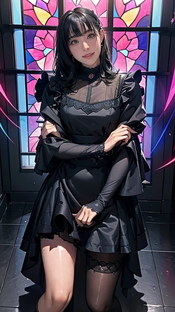 Hard Dark Gothic Makeup、Deep Night Sky、Horror、Black dark eyeshadow、cry、sad、Good skin radiance、Dark Gothicメイク、Dark smile、palace、The beauty of fragrance、24-years-old、Expression of intense sexual pleasure、Embarrassed look、Dark Gothic、Obscene language、Highest quality、View 5 books、Expression of sexual pleasure amid suffering、Drunk face、紫のMaid clotheysterious、Noble、The face of someone who is holding in the toilet、sexy、Loving smile、Jet black frill skirt、Right blue eye, Left eye is red、Super seductive pose、Platform Heel Shoes、Heavy makeup、Gothic Lolita clothes、A little slimmer、Silver Hair、Long Hair Straight Hair、Cute Gothic Lolita Dress、Beautiful Face、elegant features、Attractive face、Knee-high socks、Stained glass background、Chest glistening with sweat、The room is dark、goth long dress、Bell Sleeves、Wizard Sleeve、Decadent look、Sexually excited expression、Gothic Mode、Glossy thighs wet with water、Thighs that are wet and shiny with oil、Background of a room full of roses、sad expression、Rose Maiden、The embroidery is pink、The dress has pink embroidery..、Thigh-high socks、Knee-high socks、Gentle expression、masturbation behavior、Dark black eyeshadow、despicable act、Stained glass and rose background、Wearing black underwear、Black panties、thighs are a little thin、Female Duo、Female couple、I have lesbian friends、Hug a girl、A blue lightning bolt glows in his right hand...、Blue electromagnetic waves glow in my hands.、dark church background、Stained glass、Black metal world、Dark Castle、Dark Room、Slender body、upright、walk、Are standing、gothic long dress、Victorian dress、Her thighs are shining with sweat、My body is wet and shiny、Lots of glitter on the thighs、sweating、My thighs are sticky from sweating、Sweat glistening on thighs, The whole body is sweaty and shiny、I sweated a lot.、My thighs are sweaty、My thighs are wet、Her thighs are shining with sweat、Sweat glistens all over my body、The thighs are the best、Two girls in the photo、(((Tarot Cards)))