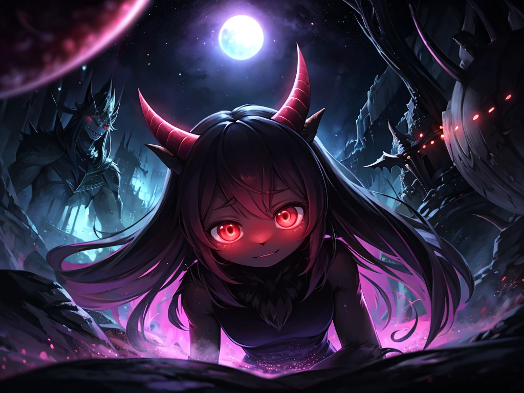 (close-up,pussy:1.2),spread pussy,pussy juice,masturbation,fingering,folded,tattoo,small chest,blue eyes,messy hair,long hair,silver hair,hooded cloak,demon tail,demon girl,shiny skin,piercing,pointy ears,smirk,nsfw,moon,uncensored,realspreadpussy