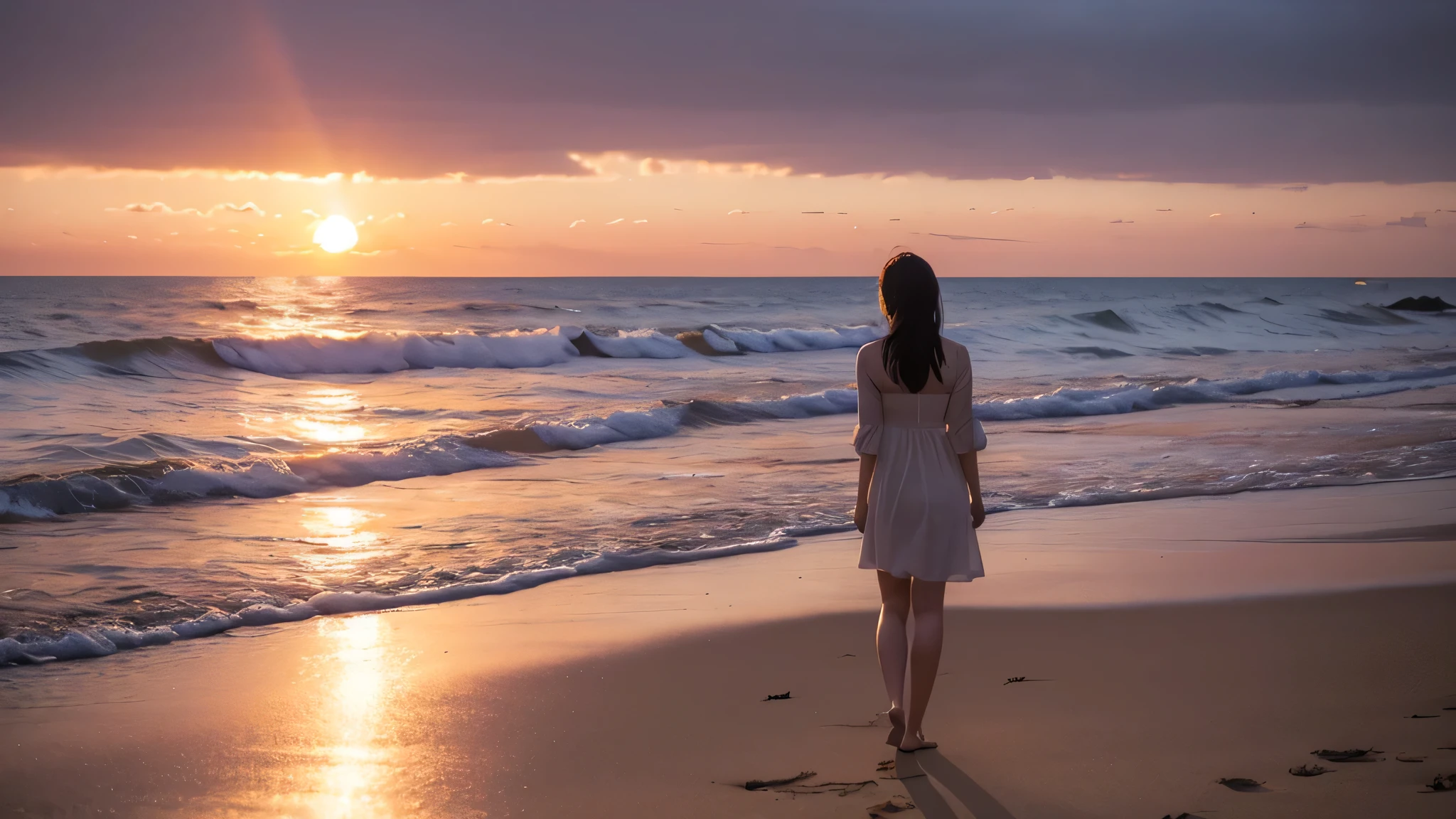 Imagine a sunset over a quiet beach, a solitary figure standing with a look of longing, reflecting on memories of a friend.
	• It&#39;s been a long day without you, mi amigo