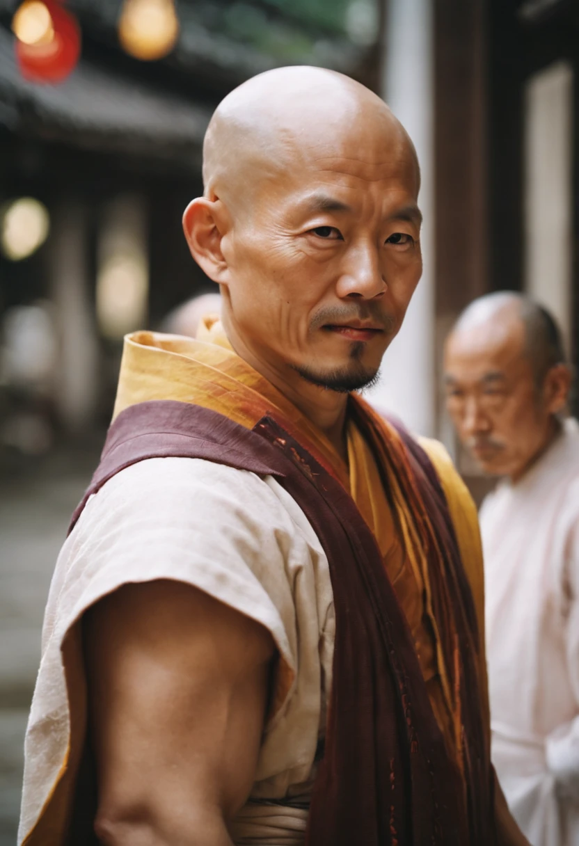 strong ancient monk
