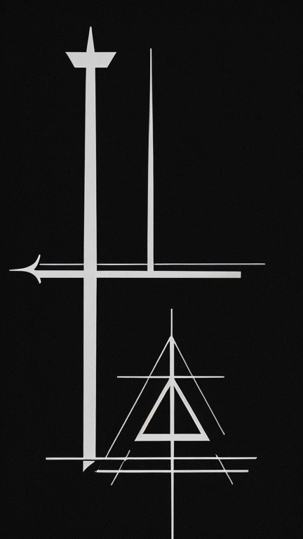 symbols, black and white, simple,