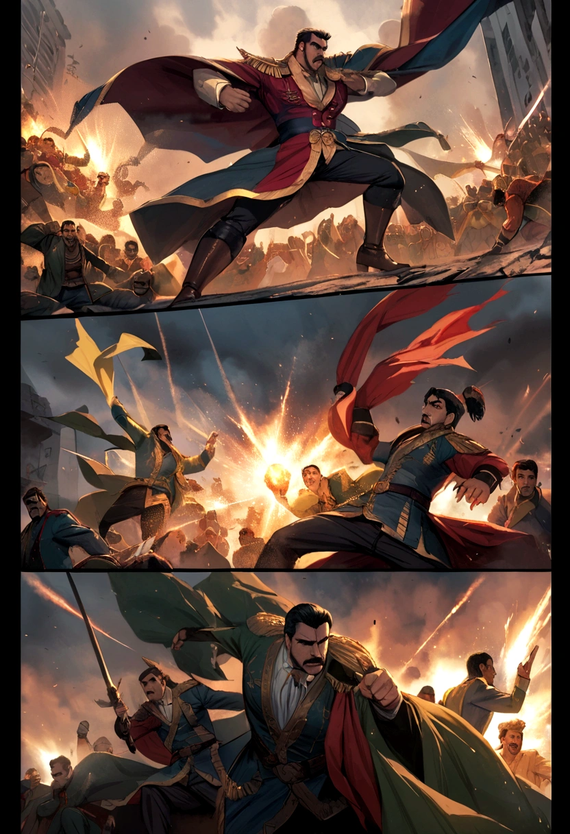 Nicolas Maduro fighting against Juan Guaido in an epic battle in Caracas