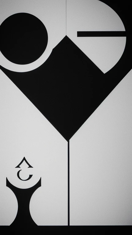 symbols, black and white, simple, 