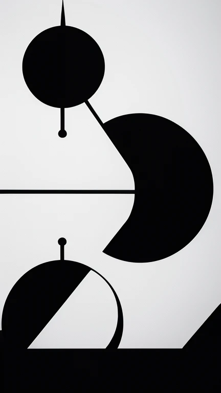 symbols, black and white, simple,