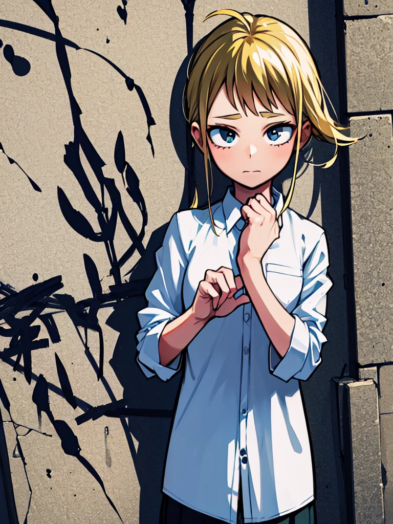 Mha . Girl , 
Solo . White shirt 