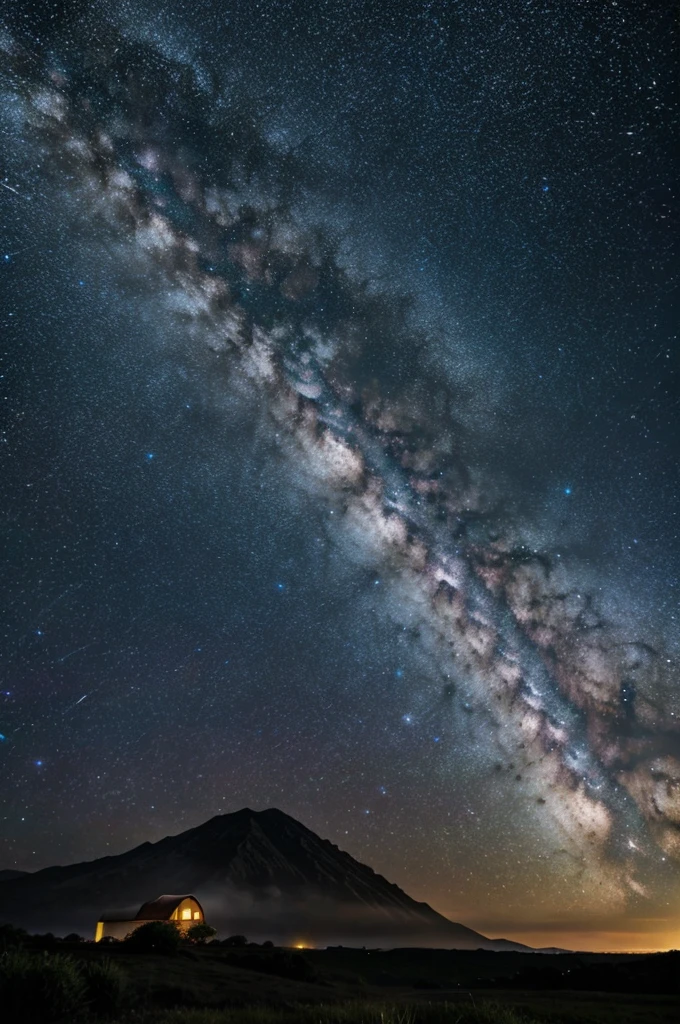 Earth and milky way galaxy 
