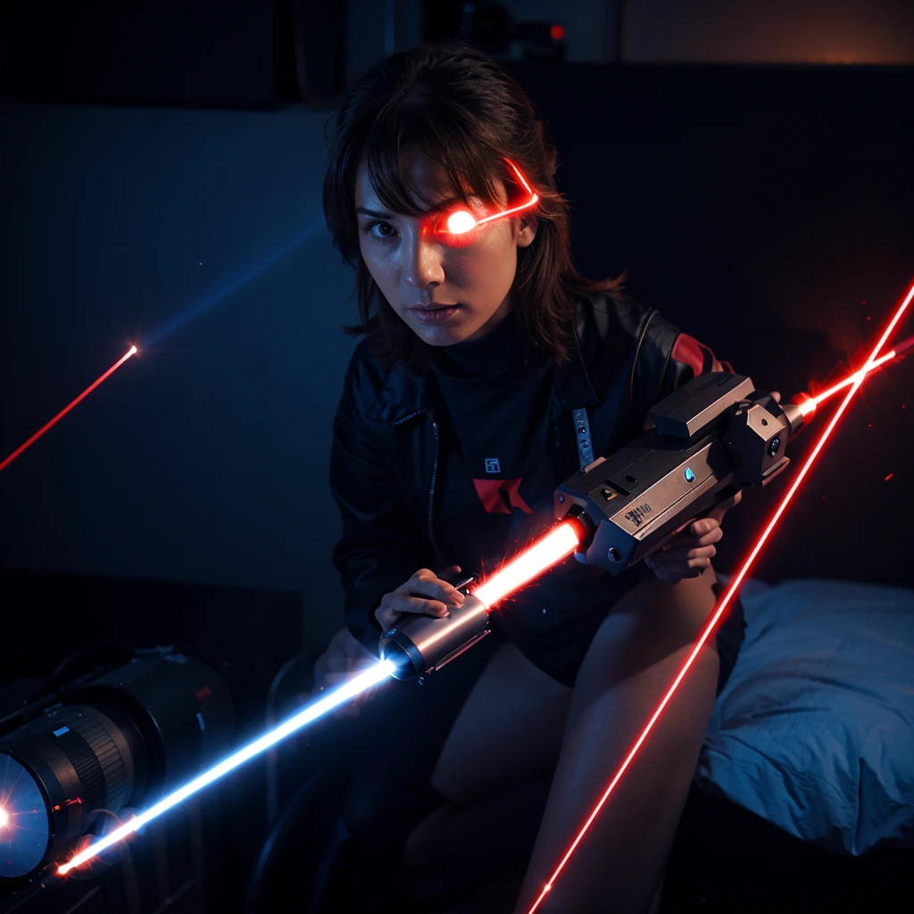 Laser missile