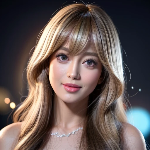 NSFW, 8k, High-level, absurd, masterpiece, best quality, primitive, very detailed CG, very detailed wallpaper, perfect lighting, Extremely detailed (((The personifying " Farrah Fawcett Majors " as a ))), MysticSight, Tyndall effect, Tyndall scattering, (Studio gray background with (Overflowing oodles Dazzling RainbowColorParticles (BokeH))), (RoundlyButts, ThighGap), (Exposed:0.4), (Assfocus with looking ahead), BREAK (NOGIZAKA face variations) Extremely Detailed very KAWAII face variations, perfect anatomy, Childish, captivating gaze, elaborate detailed Eyes with (sparkling highlights:1.28), long eyelashes、Glossy RED Lips with beautiful details, Coquettish tongue, Rosy cheeks, Radiant PearlSkin with clear transparency . { (Dynamic LifeLike expressions:1.4) | :d) }, (large eyes:-1) .
