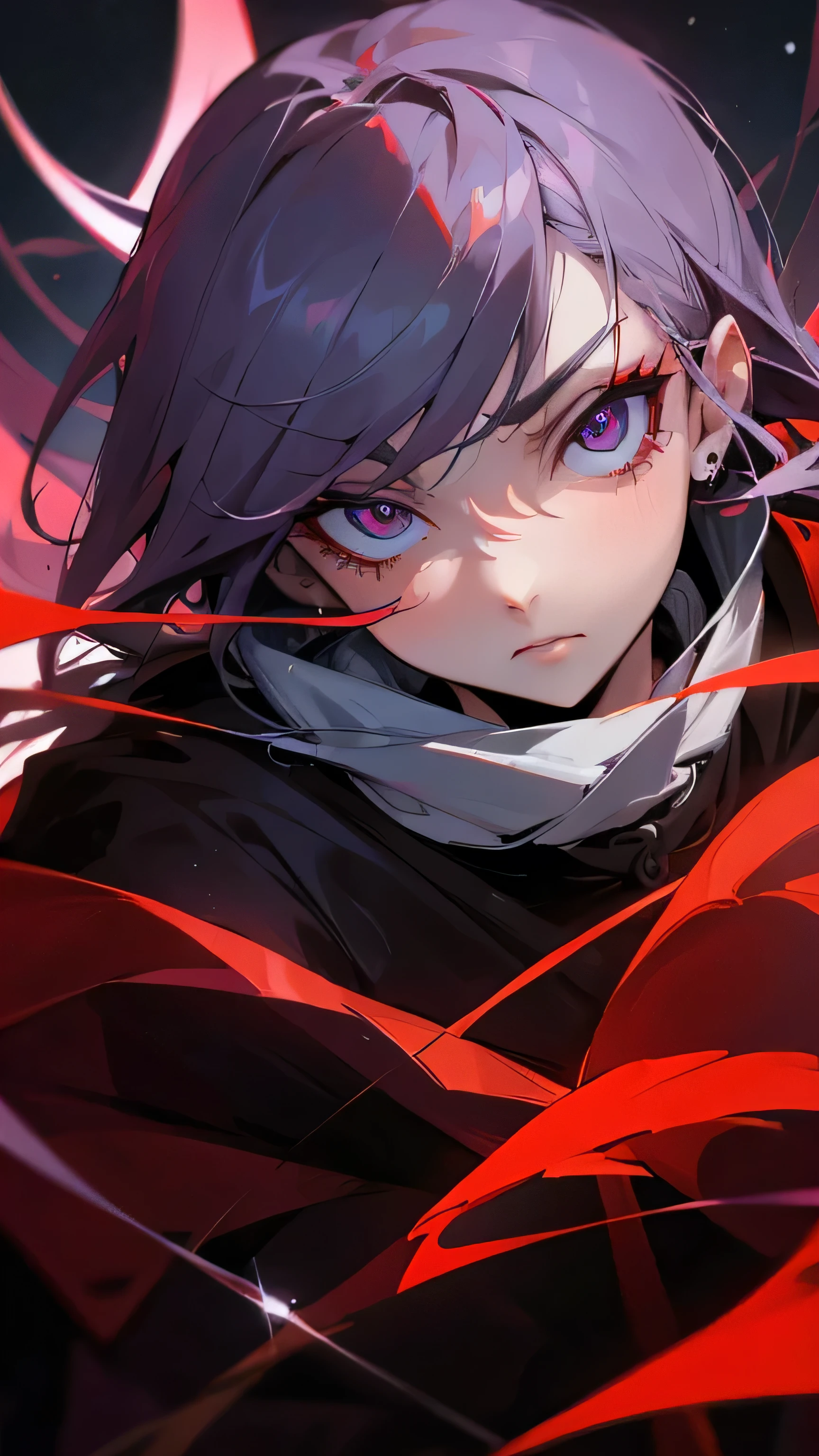 nasty look, yeux rouge, dent pointue, year