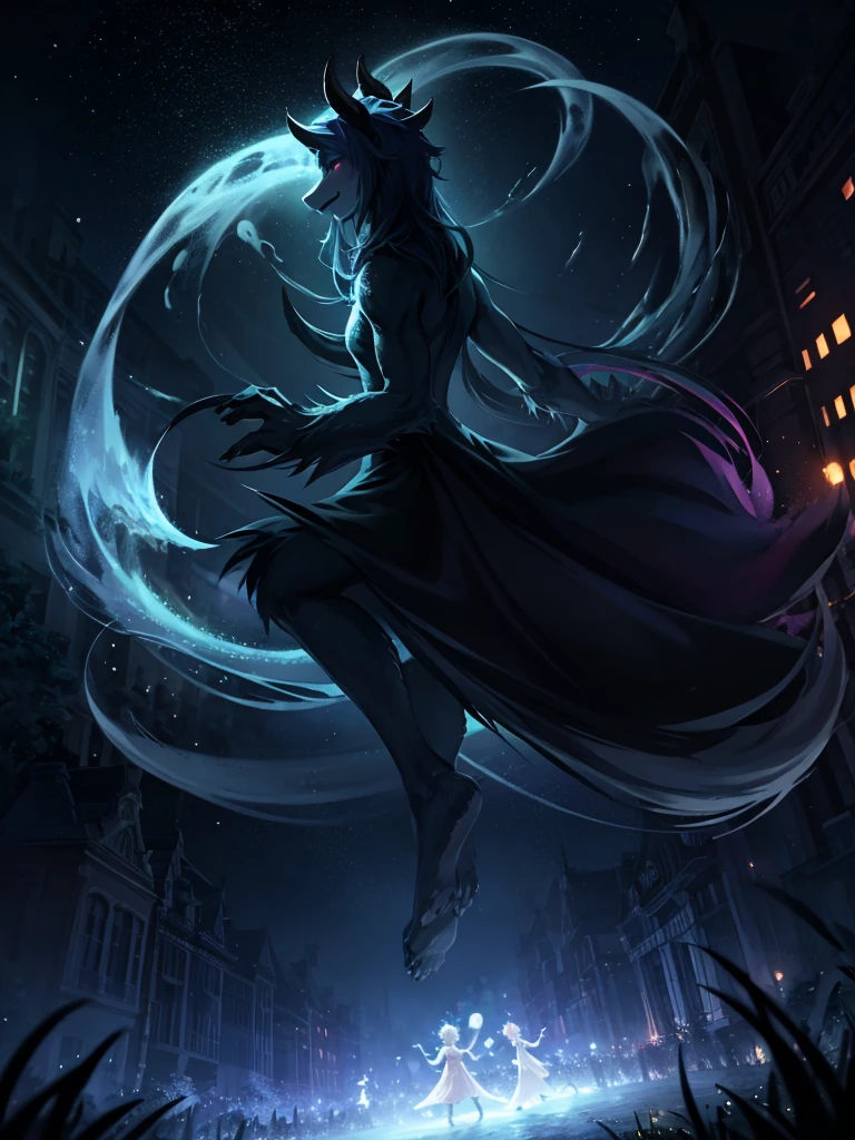 Hallucination, daydream , nightmare , Insane Dream , bokeh , Ghosts dance in the dark , Dance of the Monsters in the Darkness