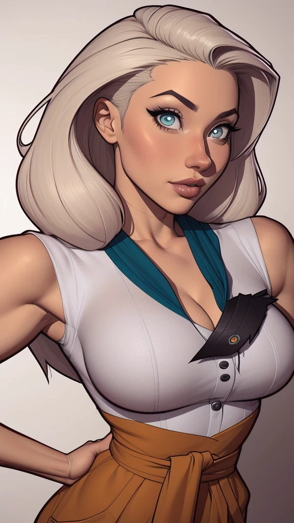Personagem mulher ninja com marcas de guerras Imagem de desenho animado de uma mulher .cartoon style illustration, estilo de arte dos desenhos animados, estilo de arte dos desenhos animados, digital illustration style, design de personagens altamente detalhado, arte digital detalhada coragem, Forest Fan Art, Design de personagens de retrato, beautiful digital illustration, retrato de alta qualidade, Arte em quadrinhos, mulher jovem cabelo com transas lindas . Beautiful lined eyes Medium large bust and wonderful sexy clothes. image expression of sexual desire from waist to head illustration