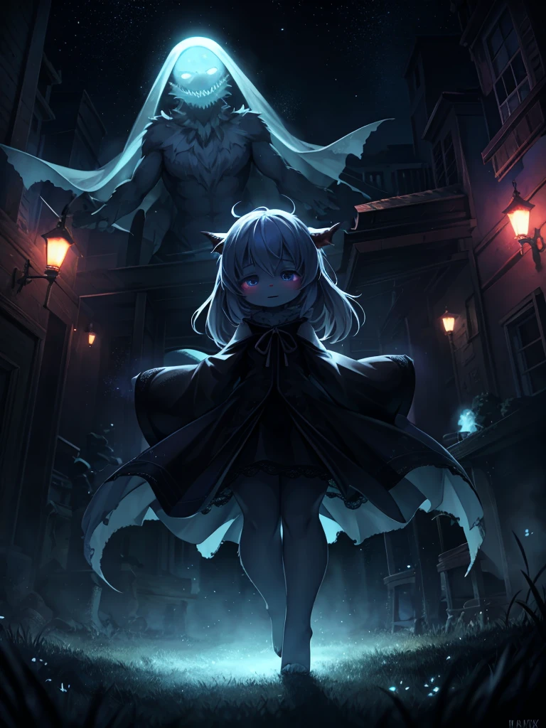 Hallucination, daydream , nightmare , Insane Dream , bokeh , Ghosts dance in the dark , Dance of the Monsters in the Darkness