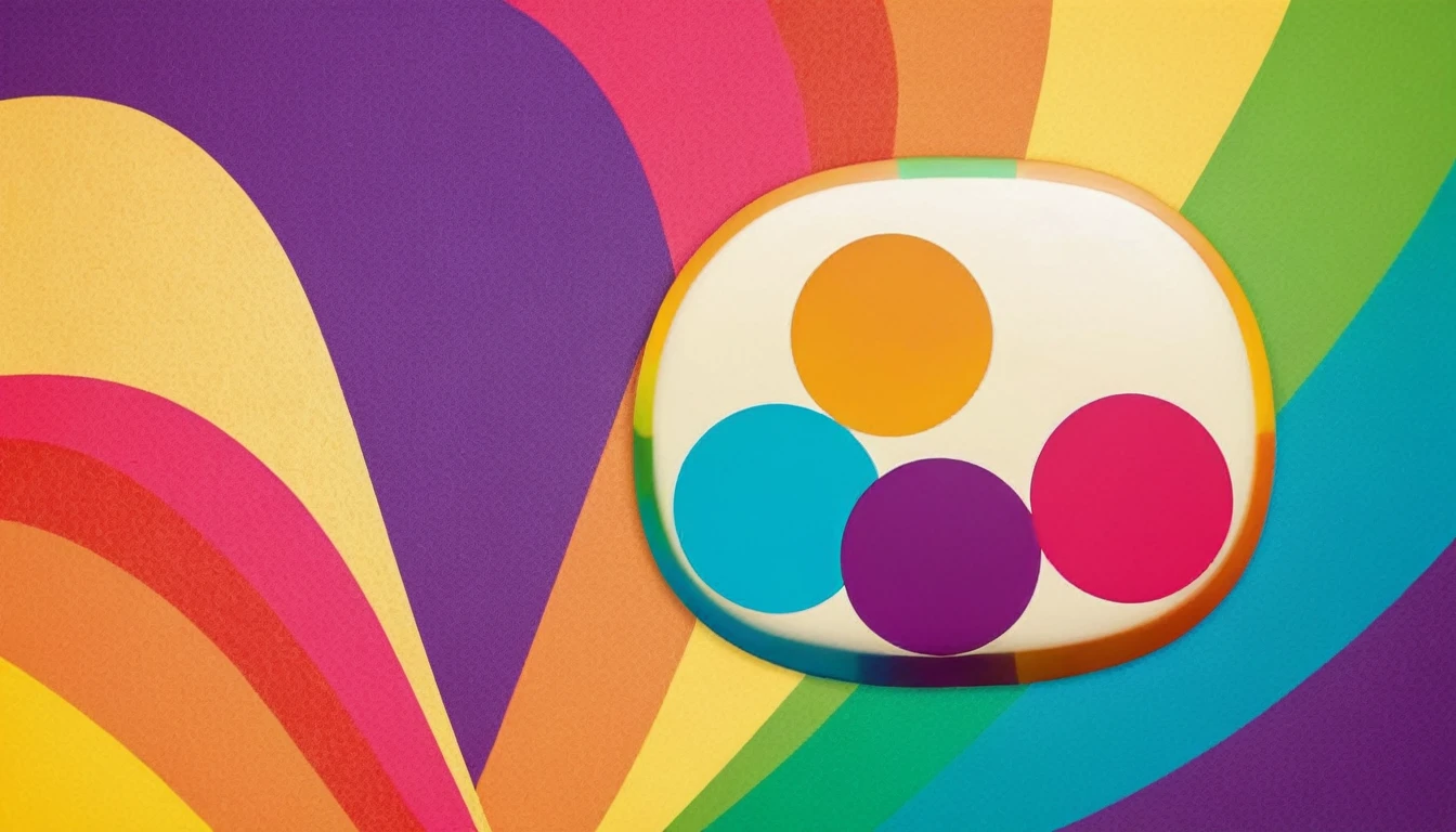 Vibrant and Modern Potato Logo on Colorful Background"