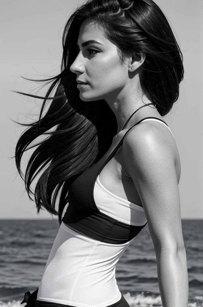 Necesito una foto de perfil. That represents motivation, sea minimalista y este en blanco y negro, sin escala de grises 


