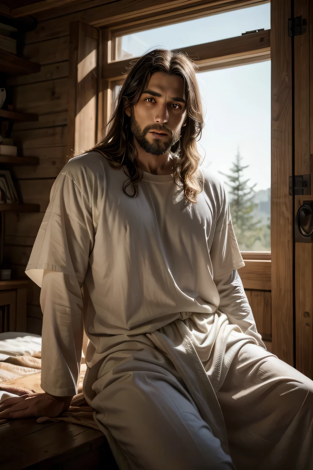 Help me create a high definition image of Jesus Christ