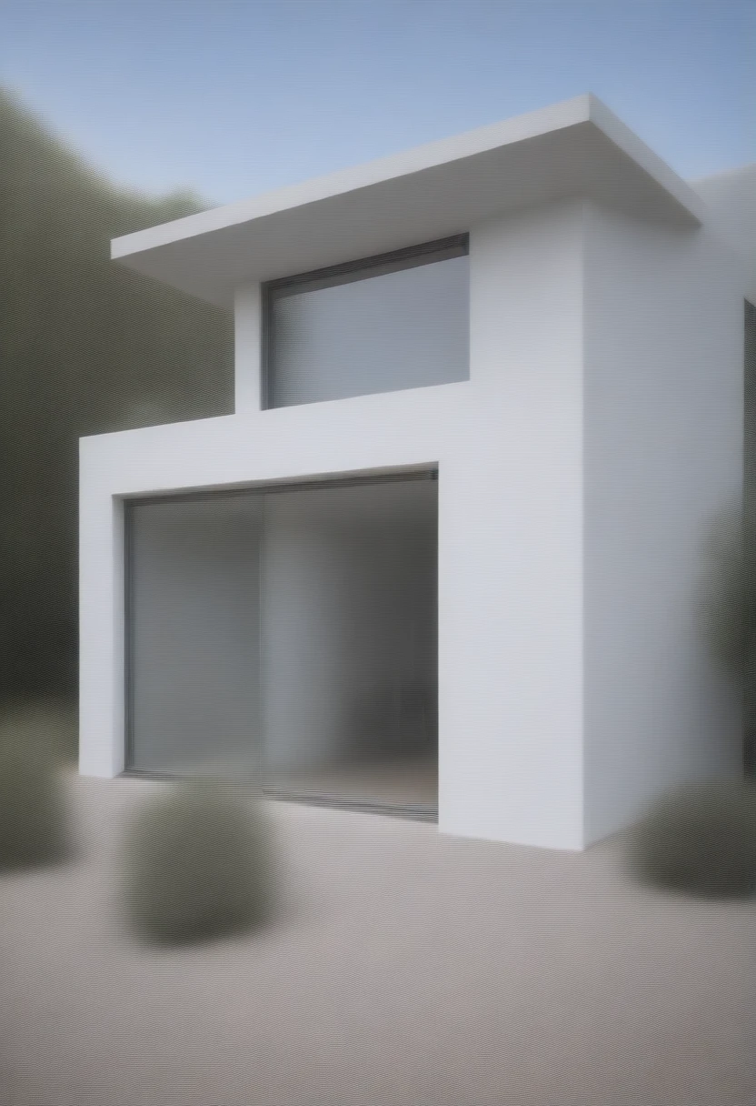 Photo brute,chef-d'artwork, High quality, best quality, authentique, great detail,
en plein air, style de maison moderne,bietthuhn, mur blanc, glass windows, porte d'entrance,pavement, herbe, des arbres, ciel, nuage, (jour:1.1),