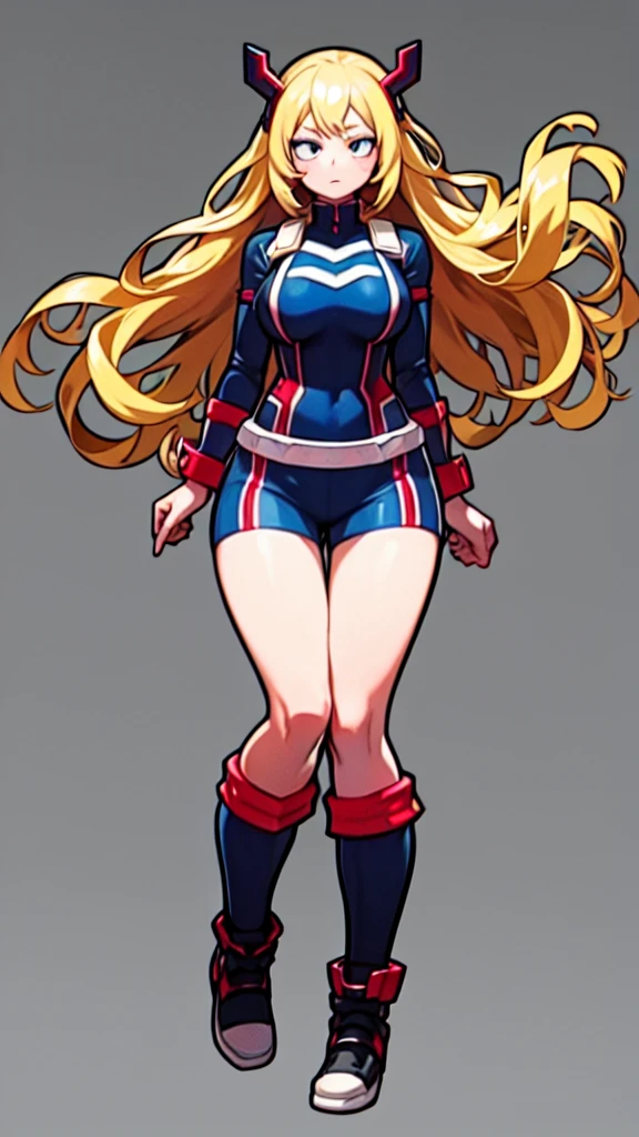 ( My hero academia) . Girl , 
Solo . Fullbody . Simple background , 2d , official art