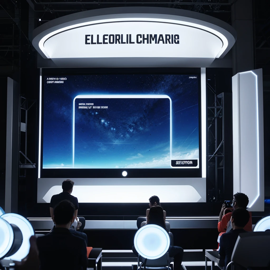 An electronic commercial logo