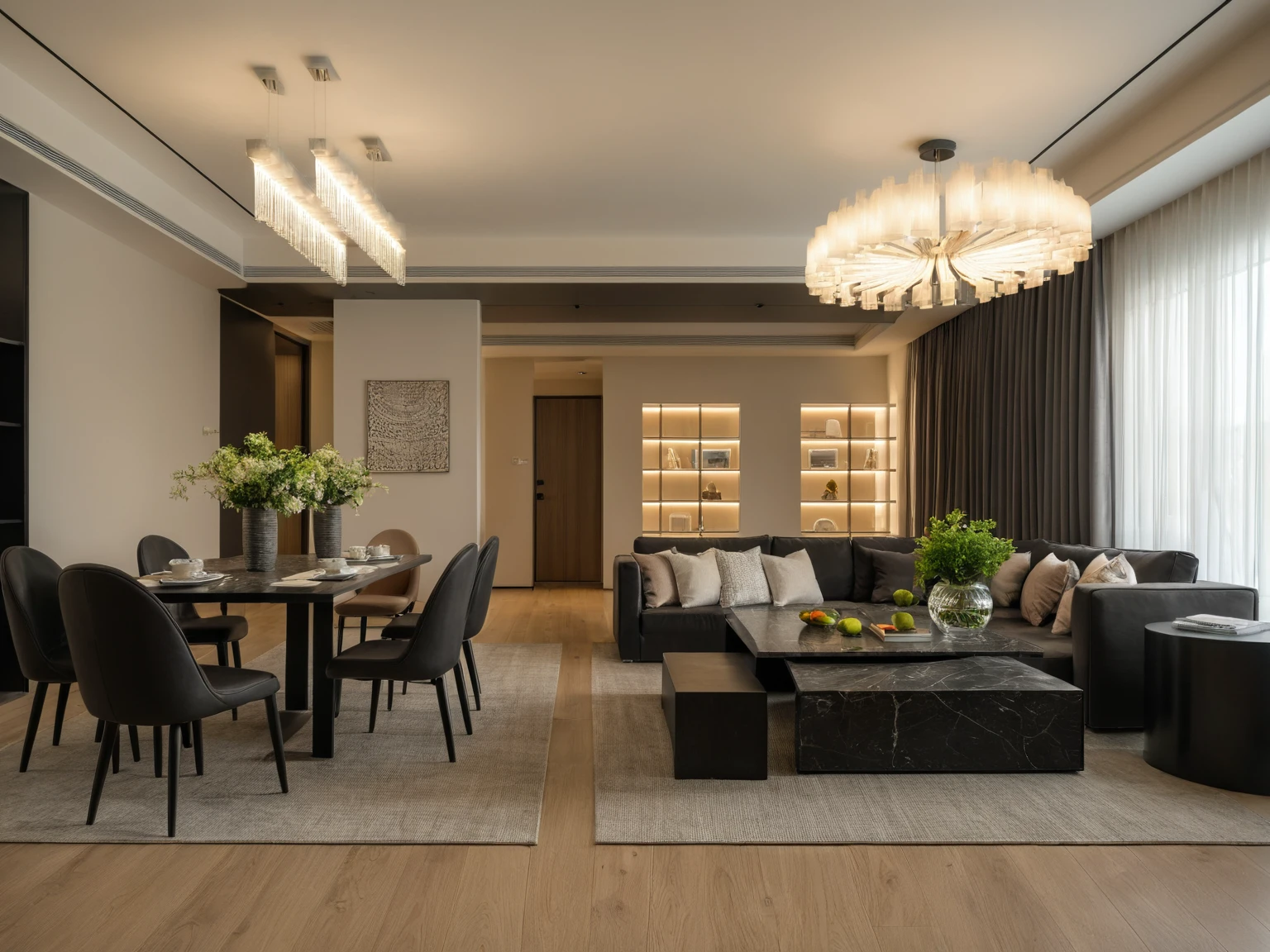 Raw photo,Masterpiece, high quality, best quality, authentic, super detail,
 indoors, aiaigroup,taiwan,scenery, living room, daylight,
(realistic light)