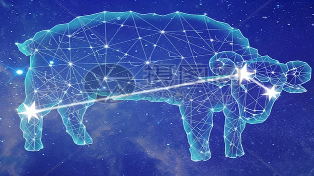 The constellation of giraffe,There is a star in the background, dreaming of electronic sheep, Aries, Taurus 星座 符号, electronic sheep, Bison God, ram, Taurus, Inspired by Giuseppe Bernardino Bison, 2 0 2 2 Photos, Extremely Bullish, Cosmic energy lines, buffalo, Feed on the entire universe, Strong AI, Product introduction photos, Science Fiction