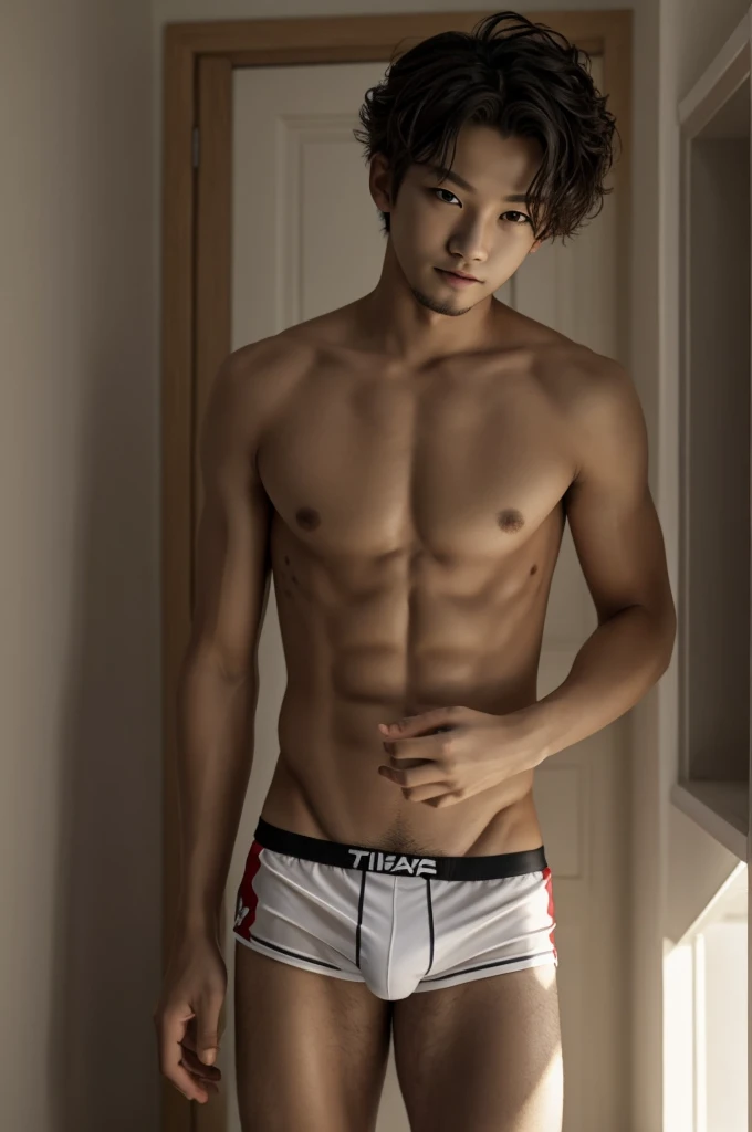 felix from stray kids in underwear 